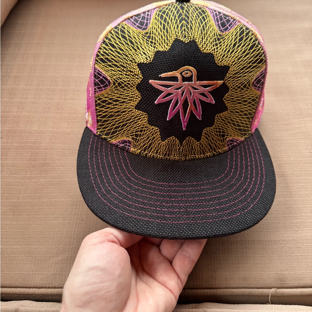 Colorful Embroidered Men's Hat